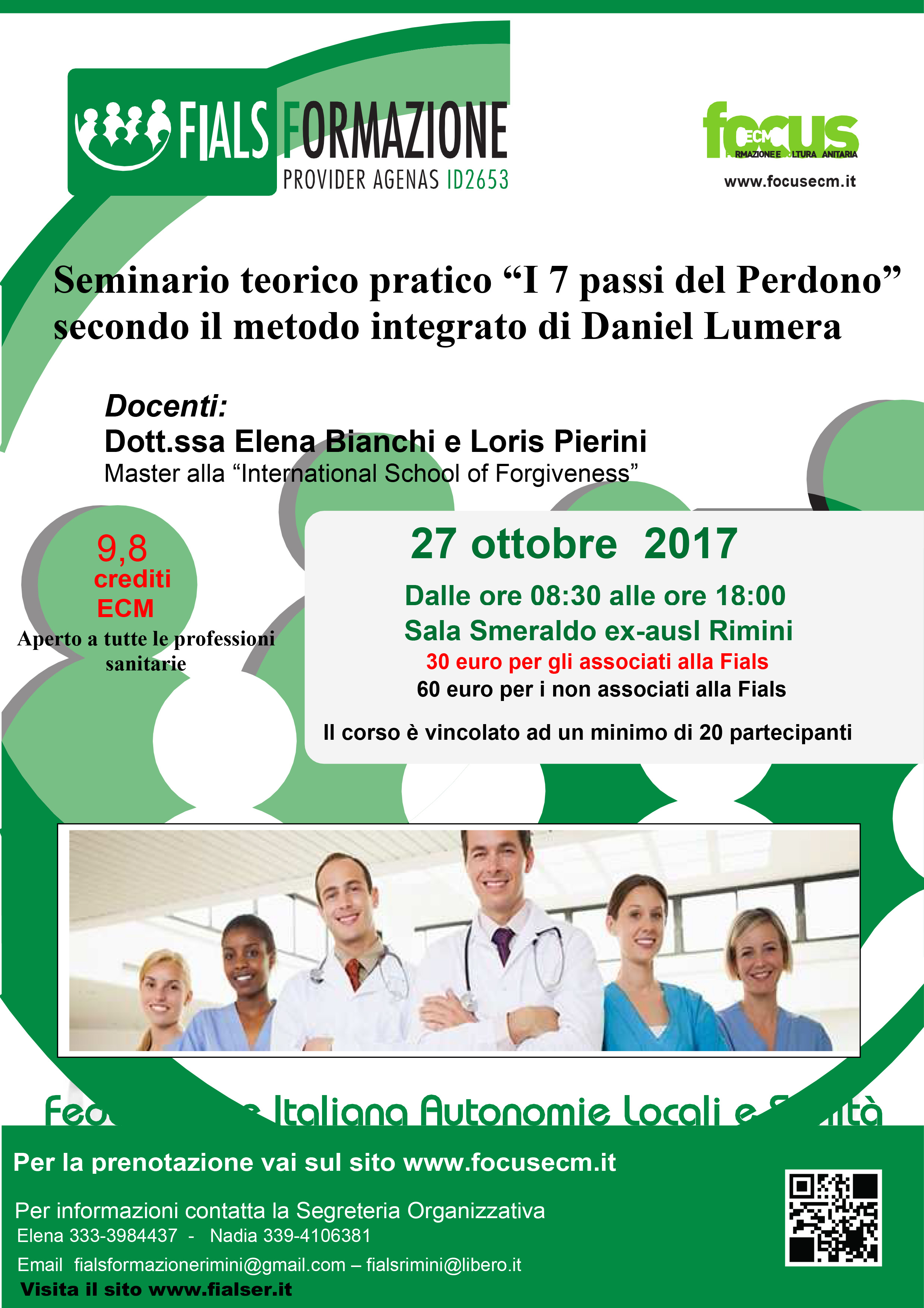 Scopri di più sull'articolo SEMINARIO I 7 PASSI DEL PERDONO ECM AUSL RIMINI